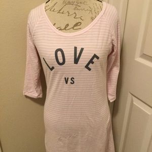 Victoria Secret Mid Sleeve Sleep Tee M Last Day